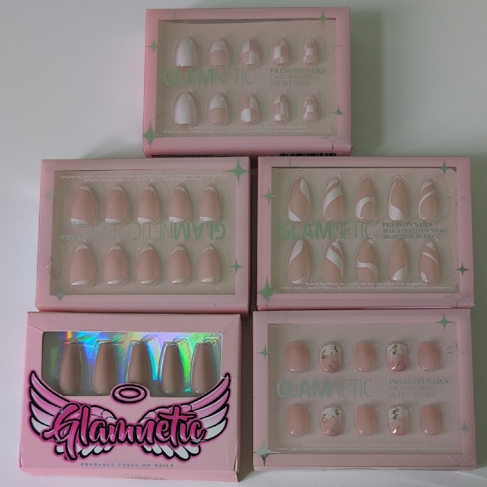 Glamnetic Pink Press-On Nails Set